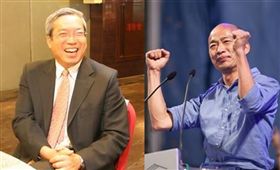 謝金河 韓國瑜 合成圖 資料照