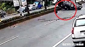南投埔里酒駕翻車／翻攝畫面
