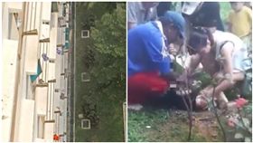 新加坡,男童,尿布,衣架（圖／翻攝自梨視頻）