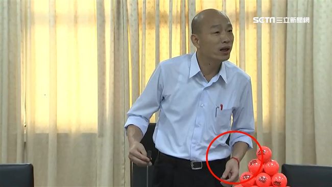 帶旺仕途？韓國瑜「這手繩」戴到勝選