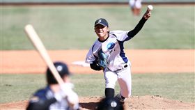 日本社會人先發投手河野竜生。（圖／中職提供）