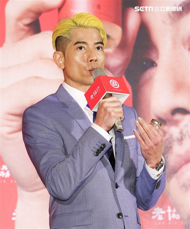 香港天王郭富城為人蔘精品牌代言站台。（記者林士傑/攝影）