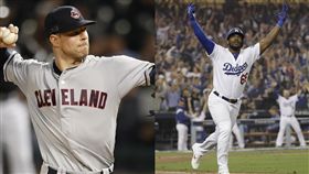 ▲道奇想用普伊格（Yasiel Puig）換印地安人克魯柏（Corey Kluber）。（圖／美聯社／達志影像）