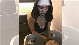 台北,士林,髮型設計師,正妹,爆乳。翻攝自臉書《Vicky's Secret》