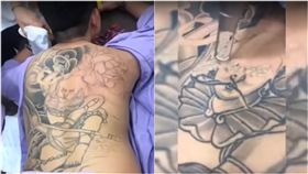 背上刺三太子哪吒！讓他衰事纏身…還被女鬼睡了（圖／翻攝自爆料公社）