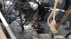台北,中正區,牯嶺街,工地,墜落（圖／翻攝畫面）