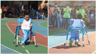 身障童運動會堅持跑完全程　網全淚崩