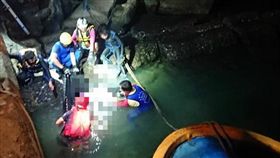 基隆,浮屍,和平橋,黑色拖鞋,落海（圖／翻攝畫面）