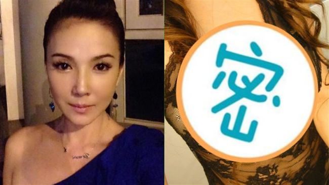 女星蕾絲內衣秀豪乳　甜喊：超透氣