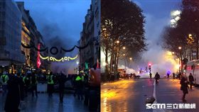 法國巴黎黃背心抗爭運動／讀者吳先生授權提供