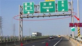 台61線彰濱交流道到洋厝交流道北上共1.7公里，明年6月將實施區間測速。（圖／彰化縣警局交通隊提供）