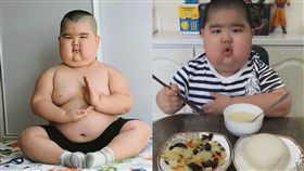 5歲童腎病腫如坐佛！直播吃飯賺自己醫藥費（圖／馬來西亞《中國報》）