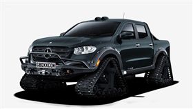 Mercedes-Benz X-Class履帶車。（圖／翻攝網站）