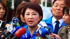 東亞青運被停辦　盧秀燕：上任後繼續爭取國民黨籍台中市長當選人盧秀燕（中）27日受訪表示，針對東亞青運，上任後希望能繼續舉辦，會透過管道去爭取，希望中央能夠支持。中央社記者蘇木春攝　107年11月27日