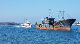 澎湖海巡查獲越界作業中國大陸漁船（1