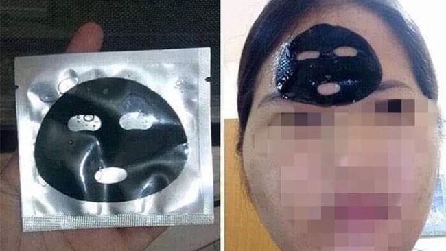 她淘寶網購面膜　下秒敷臉「眼神死」