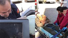 苗栗79歲老翁騎車深山自摔／翻攝畫面