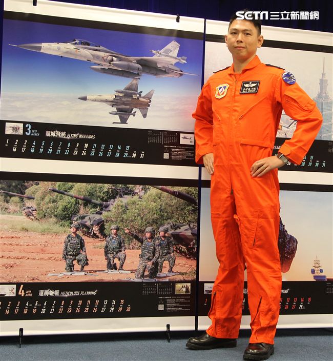 空軍第一聯隊李琮瑞少校。（記者邱榮吉/攝影）