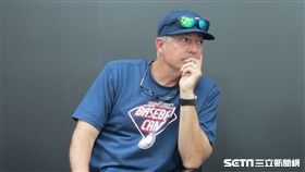 ▲時報鷹前投手Dave Turgeon（多情）來台灣指導青棒選手。（圖／記者蕭保祥攝影）