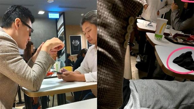 失控哥速食店脫鞋襪！網驚對面洪金寶