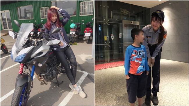 長腿馬尾女警甜笑　融化小弟弟網暴動