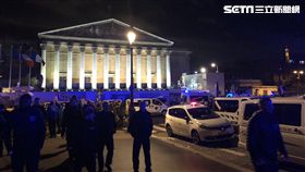 法國巴黎救護車集體罷工／讀者吳先生提供