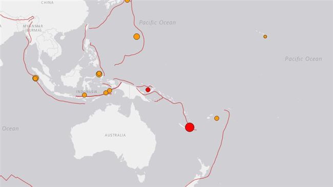 南太平洋發生7.5強震　恐引發海嘯