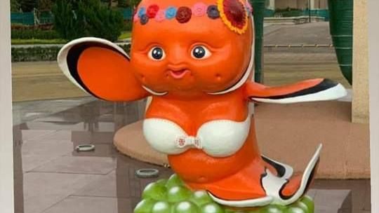 澎湖科大吉祥物　比基尼小丑魚爆紅