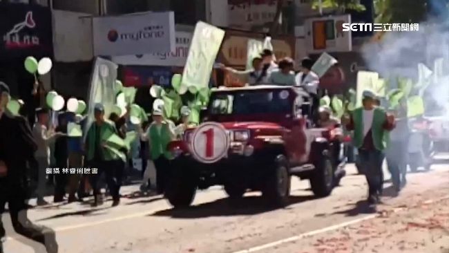 選後拜票哪樁？台中街頭驚見競選車隊