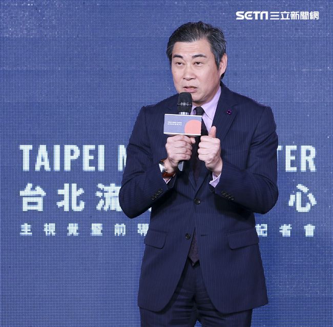 台北流行音樂中心即將誕生，臺北市政府文化局局長鍾永豐致詞。（記者林士傑/攝影）