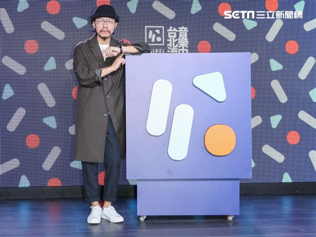 台北流行音樂中心即將誕生，北流CIS設計師方序中。（記者林士傑/攝影）