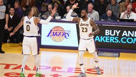 詹皇認老　庫茲馬諷：你拐杖忘在球場
NBA,洛杉磯湖人,LeBron James,Kyle Kuzma,認老
翻攝自推特