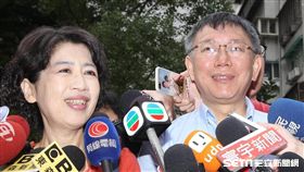 柯文哲,九合一選舉,選舉,投票,陳佩琪（圖／記者邱榮吉攝）