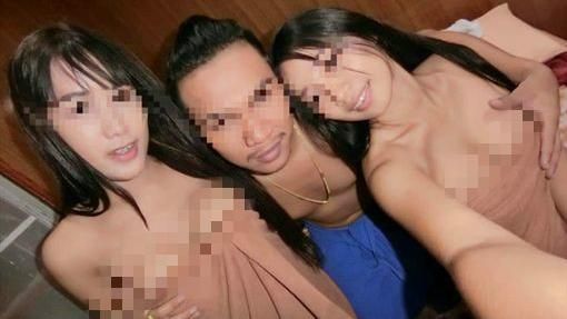 又有泰男曬3P共浴　肌膚相親辣眼球