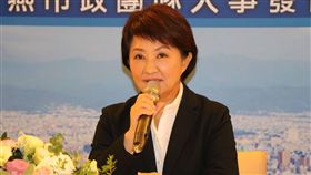 盧秀燕公布第2波人事案台中市長當選人盧秀燕（圖）繼首波公布新科新聞局長是原來競選總部發言人吳皇昇後，6日上午在台中亞緻大飯店召開記者會，公布第2波人事案。中央社記者趙麗妍攝  107年12月6日