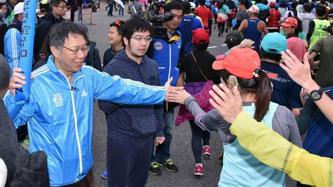 台北馬拉松來了　柯文哲：請市民見諒