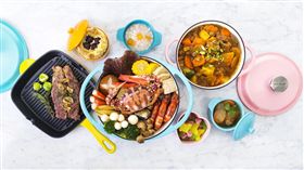 超市,集點,家電,鑄鐵鍋。（圖／全聯、頂好提供）