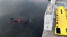 嘉義,布袋,紅衣,浮屍,魚塭（圖／翻攝畫面）