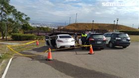 陳屍,車內,遺書,台中,翻攝畫面