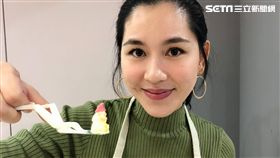 張家慧自豪很有藝術天分。（圖／周子娛樂提供）