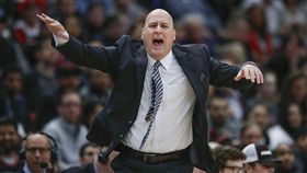 ▲Jim Boylen執教公牛的第一場比賽第一節。（圖／美聯社／達志影像）