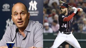 ▲洋基總管凱許曼（Brian Cashman）否認追逐哈波（Bryce Harper）。（圖／美聯社／達志影像）