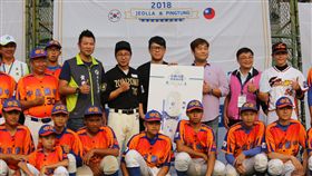 ▲孫協志率領SUN STAR明星棒球隊做棒球外交。（圖／韓國全羅道提供）