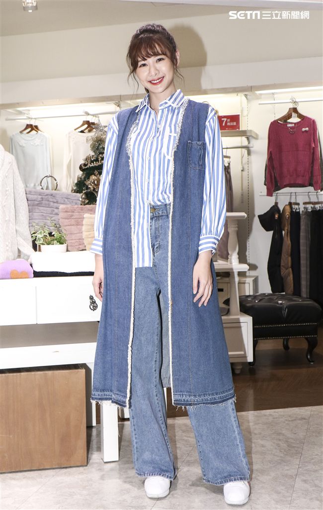 台視、三立偶像劇「你有念大學嗎?」女主角安心亞。（記者林士傑/攝影）