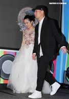 轉型成功的蒼井空懷著身孕和DJ老公來台感謝粉絲。（記者邱榮吉/攝影）