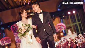 「Twins」成員阿嬌（鍾欣潼）於美國時間25日，與「醫界王陽明」賴弘國在洛杉磯舉行婚宴 圖/英皇娛樂提供