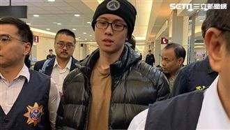 孫安佐抵台／面對媒體微笑不發一語