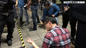 孫安佐現身／現場記者頭部遭砸傷送醫