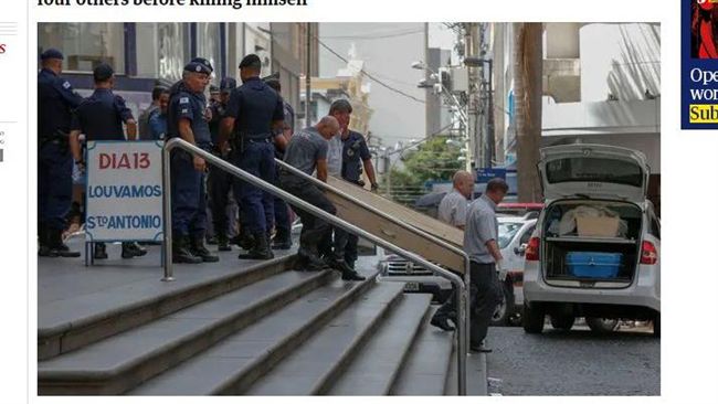 巴西教堂傳槍響　槍手殺4人後自盡