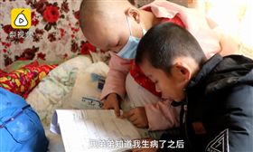 姐姐患白血病，8歲弟弟努力增肥想捐髓(圖/梨視頻)